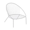 Poltrona Bassa da Giardino Impilabile in Acciaio Made in Italy – Sansa