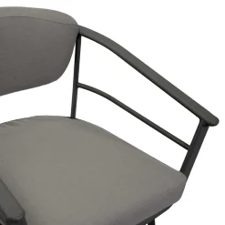 Poltrona da Esterno con Struttura in Alluminio Colore Tortora - Righello