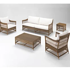 Poltrona da Esterno in Polyrattan Intrecciato a Mano - Gigi