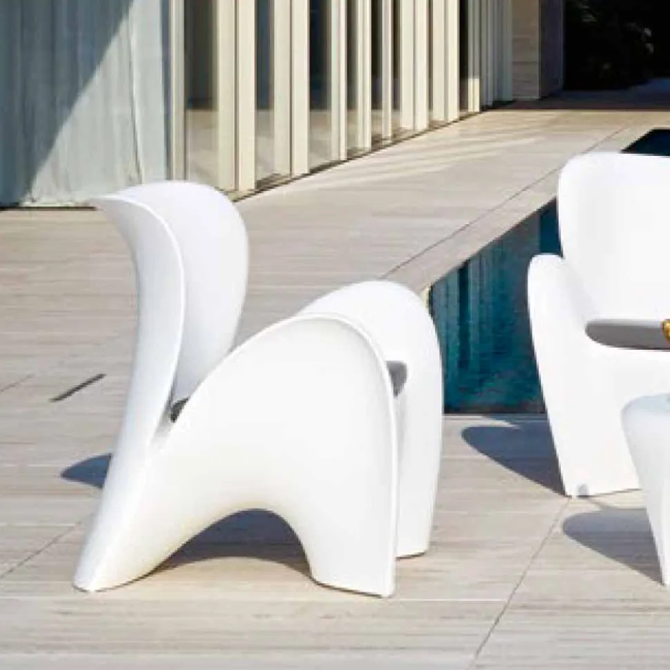 Poltrona da Esterno o Interno in Plastica Colorata di Design - Lily by Myyour