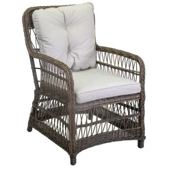 Poltrona da Giardino con Struttura in Alluminio Ricoperta da Polyrattan - Puntina