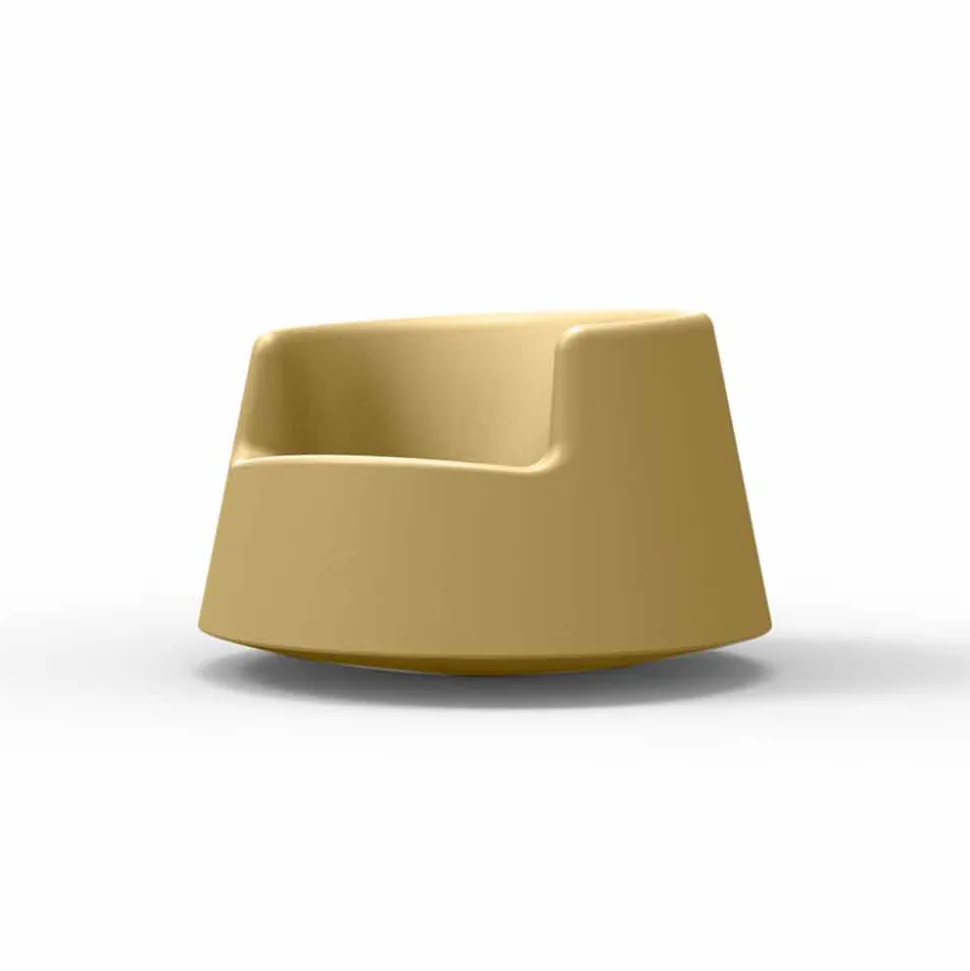Poltrona da giardino design moderno Roulette Vondom in polietilene