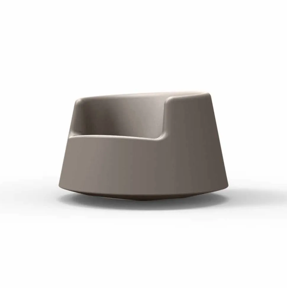 Poltrona da giardino design moderno Roulette Vondom in polietilene