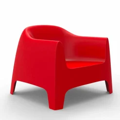 Poltrona da giardino di design Solid by Vondom, in polipropilene, 4 pezzi