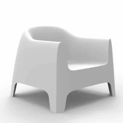 Poltrona da giardino di design Solid by Vondom, in polipropilene, 4 pezzi