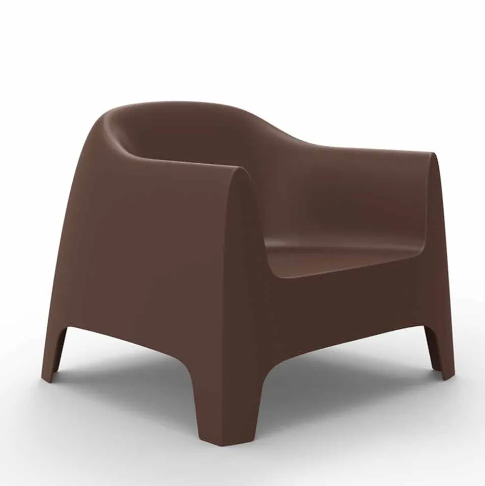 Poltrona da giardino di design Solid by Vondom, in polipropilene, 4 pezzi