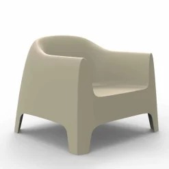 Poltrona da giardino di design Solid by Vondom, in polipropilene, 4 pezzi