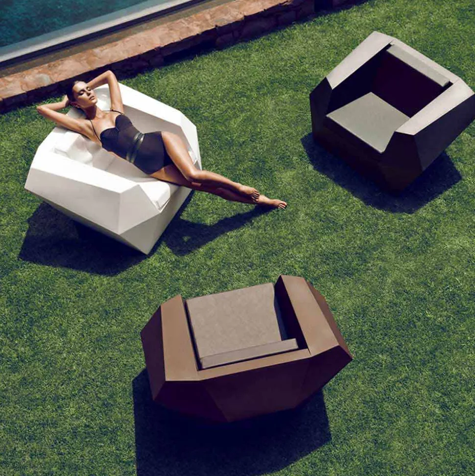Poltrona da giardino Faz by Vondom design moderno in polietilene