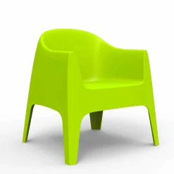 Poltrona da giardino impilabile Solid by Vondom, in polipropilene, 4 pezzi