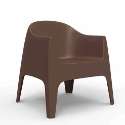 Poltrona da giardino impilabile Solid by Vondom, in polipropilene, 4 pezzi