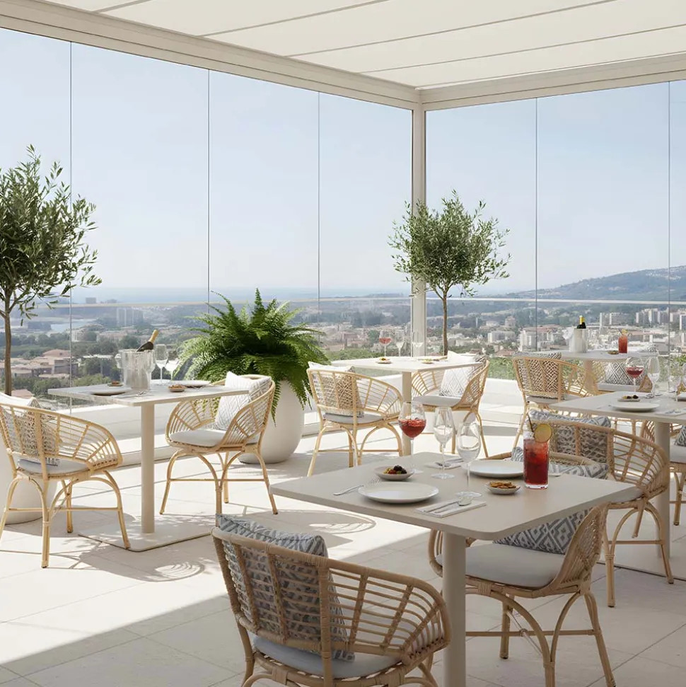 Poltrona da Giardino in Alluminio e Intreccio in Polyrattan e Cuscino - Ellide