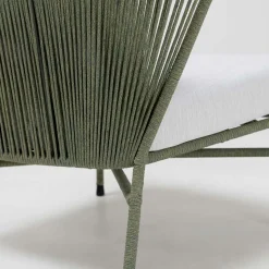 Poltrona da Giardino in Alluminio e Intreccio in Corda - Asteria