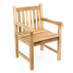 Poltrona da Giardino in Legno di Teak Naturale – Yggdrasil