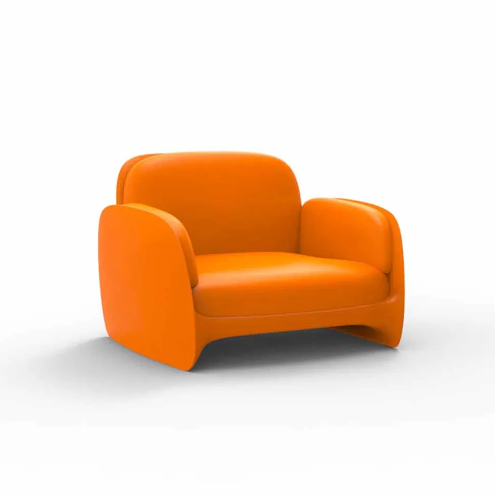 Poltrona da giardino in polietilene Pezzettina by Vondom, di design