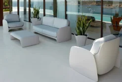 Poltrona da giardino in polietilene Pezzettina by Vondom, di design