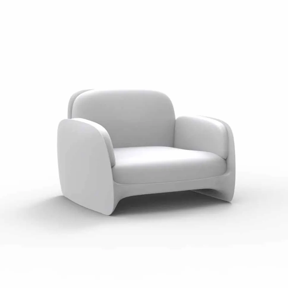 Poltrona da giardino in polietilene Pezzettina by Vondom, di design