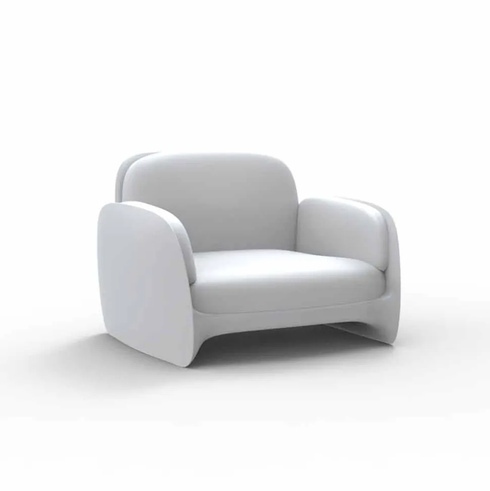 Poltrona da giardino in polietilene Pezzettina by Vondom, di design