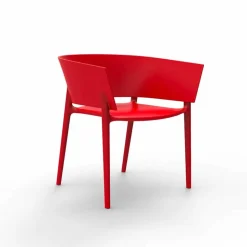Poltrona da giardino Vondom Africa in polipropilene e fibra di vetro, 4 pezzi