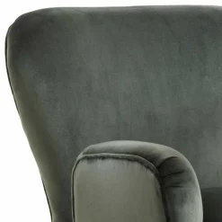 Poltrona da salotto imbottita design classico, L78xP75cm, Benny