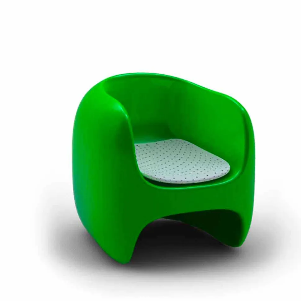 Poltrona Design Moderno Apple Made in Italy