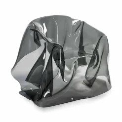 Poltrona design moderno in plexiglass fumé Paris,made in Italy