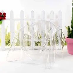 Poltrona design moderno in plexiglass trasparente Paris,made in Italy