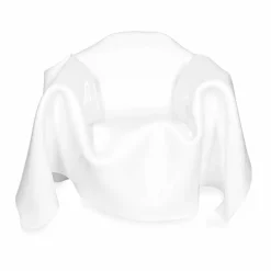 Poltrona di design moderno in plexiglass bianco Paris, made in Italy