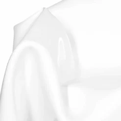 Poltrona di design moderno in plexiglass bianco Paris, made in Italy