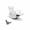 Poltrona girevole a 2 motori design moderno made in Italy Cassia