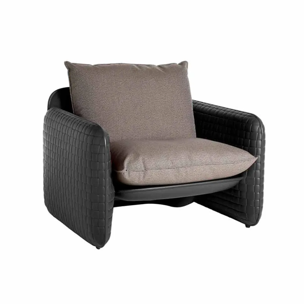 Poltrona Lounge con Cuscini Impermeabili,per Esterno - Mara Slide