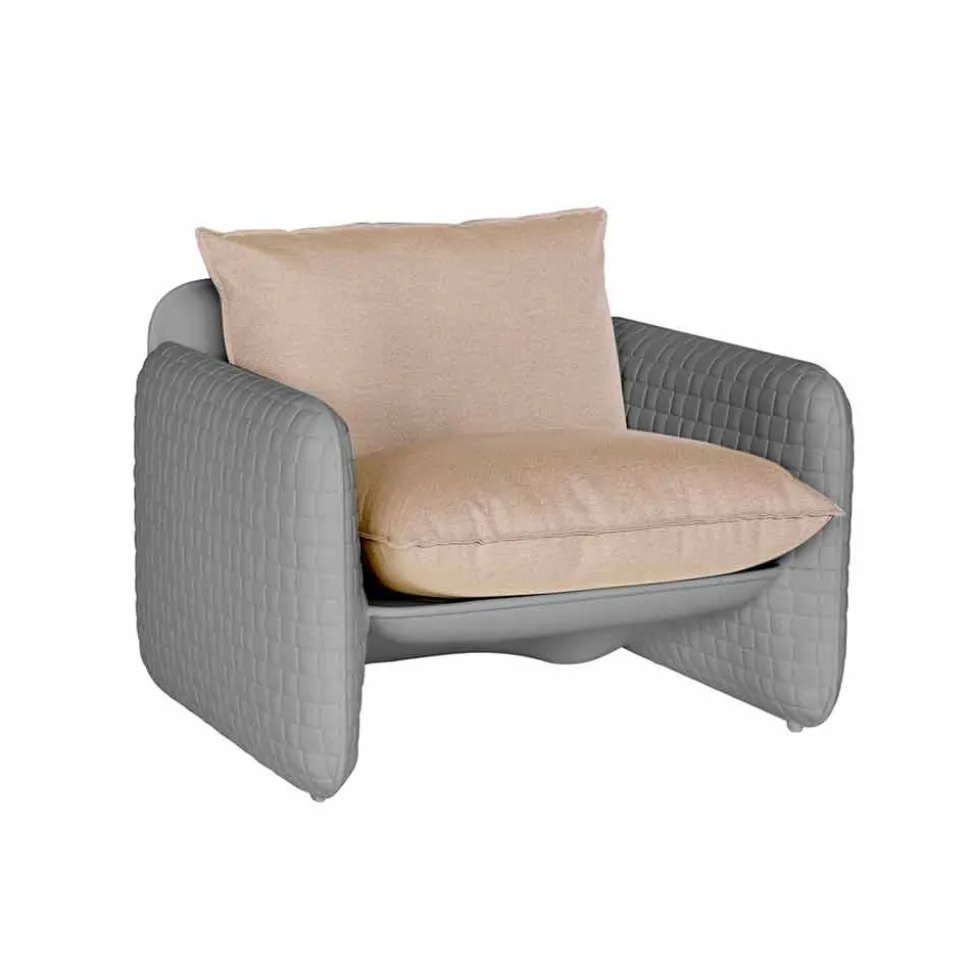 Poltrona Lounge con Cuscini Impermeabili,per Esterno - Mara Slide