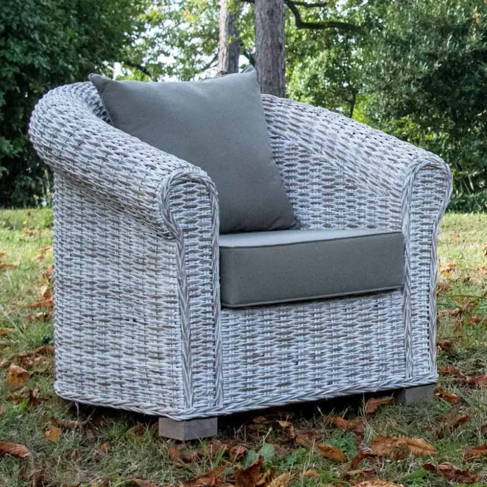 Poltrona Outdoor in Kubù con Cuscini Inclusi – Isildur