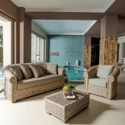 Poltrona Outdoor in Kubù con Cuscini Inclusi – Isildur