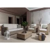 Poltrona Outdoor in Kubù Grigio con Cuscini – Cerys