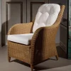 Poltrona Outdoor in Midollino con Cuscini Inclusi – Kitsune