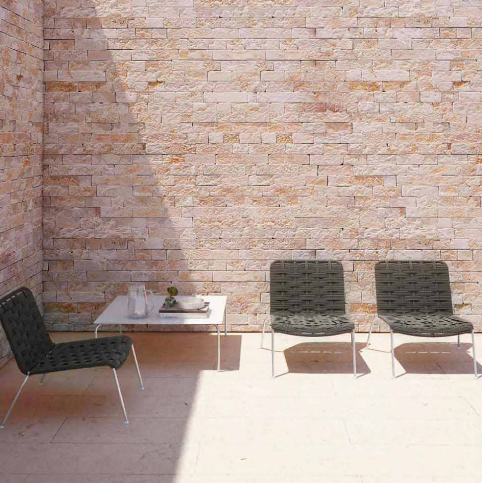 Poltrona per Giardino di Design Moderno in Corda Made in Italy - Madagascar3