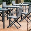 Poltrona Pieghevole Outdoor in Alluminio Corda e Texplast Made in Italy – Ubbe