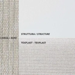 Poltrona Pieghevole Outdoor in Alluminio Corda e Texplast Made in Italy – Ubbe
