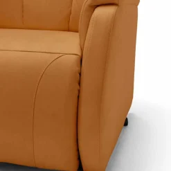 Poltrona relax alzapersona a 2 motori di design Rosa, made in Italy