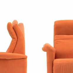 Poltrona relax alzapersona di design Via Firenze 2 motori, realizzata in Italia