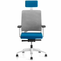 Poltrona Ufficio Ecologica Design Ergonomico Girevole con Poggiatesta - Meliva