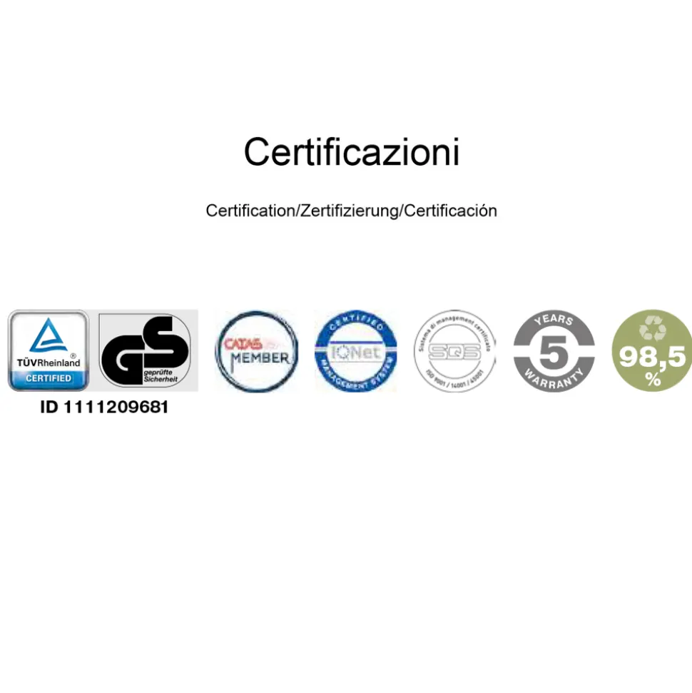 Poltrona Ufficio Ecologica Design Ergonomico Girevole con Poggiatesta - Meliva