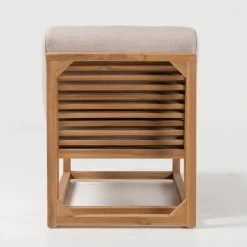 Poltroncina da Esterno in Teak Naturale e Cuscini - Circe