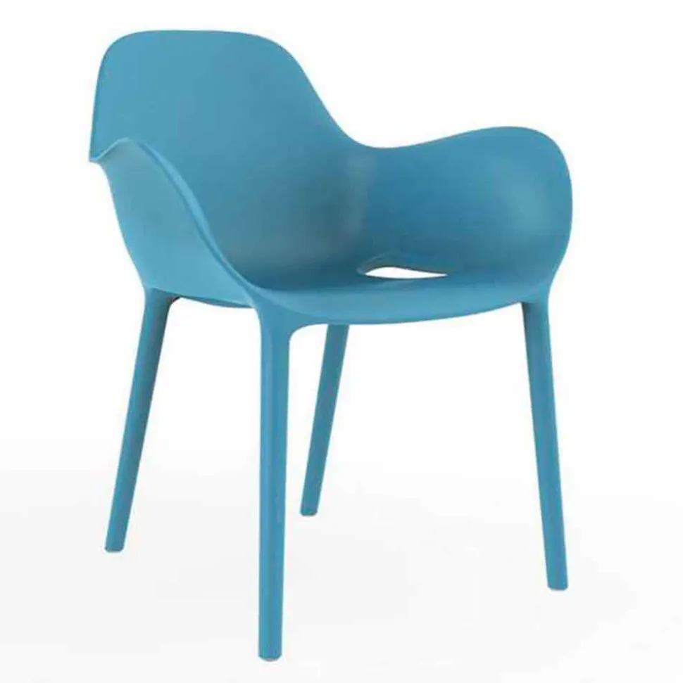 Poltroncina da esterno Sabinas Vondom, polipropilene e fibra di vetro, 4 pezzi