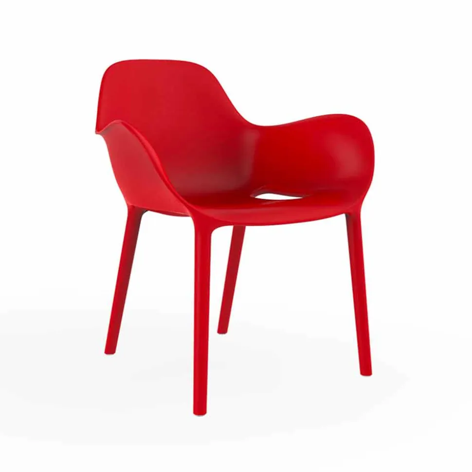 Poltroncina da esterno Sabinas Vondom, polipropilene e fibra di vetro, 4 pezzi