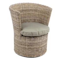 Poltroncina da Giardino in Kubù Cuscino Seduta Incluso – Calsifer