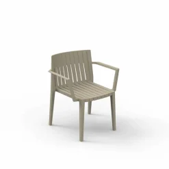 Poltroncina da giardino moderna Spritz by Vondom, in polipropilene, 4 pezzi