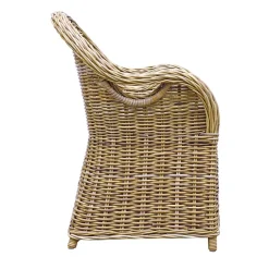 Poltroncina da Giardino Realizzata in Legno e Fibra in Grey Kubu - Lido