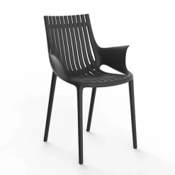 Poltroncina da Pranzo per Esterno Plastica Impilabile 4 Pezzi - Ibiza by Vondom