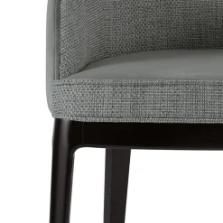 Poltroncina da Soggiorno in Diversi Tessuti e Legno Massello Made in Italy - Evy
